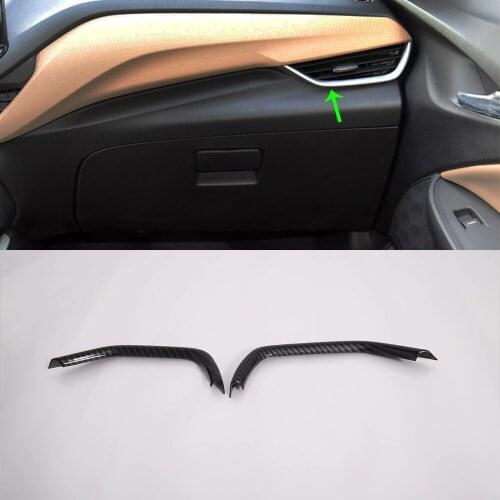 Car Interior Front Air Vents Outlet Adjust Paddles Clip Cover Trim Stickers Caps Compatible For Chevrolet Cavalier ONIX 2019
