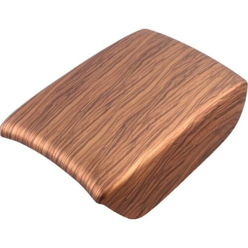 Peach Wood Grain Center Console Armrest Storage Box Panel Cover Trim for Honda CRV CR-V 2017-2020 Accessories
