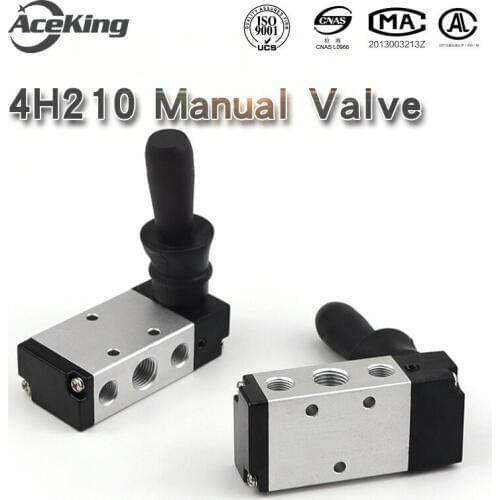 Pneumatic switch manual valve 4h210-08 manual valve reversing mechanical valve cylinder valve switch valve hand-pull control
