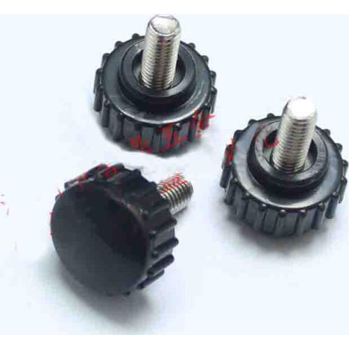 M6 hand twist screws bolts handle round plastic head screw knob bolt whirling rotating Adjust the knob
