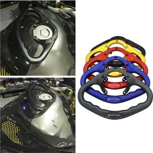 For Yamaha Motorcycle CNC Rear Passenger Handgrips Hand Grip Tank Grab Bar Handles Armrest MT 09 MT09 FZ09 MT09 TRACER 2014-2020