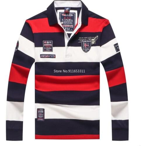 Special Spring Men Polo Shirt High Quality Mens Striped Camisa Polos Patch Shirt Male Casual cotton Polos Shirts Plus size M-3XL