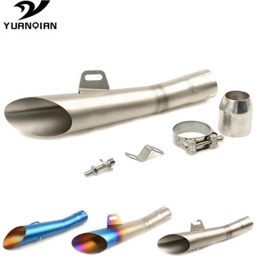 Universal Motorcycle Exhaust pipe Exhaust Muffler Rear Pipe Tailpipe FOR Honda X-ADV hornet 250 600 900 Integra 750 700 DN-01