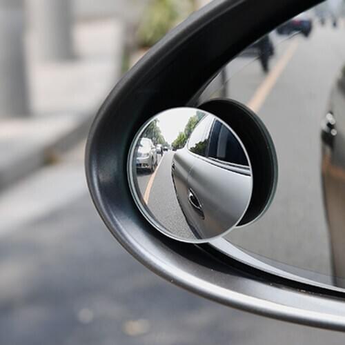 1Pair Car Round Convex Blind Spot mirror For SEAT Ibiza Leon Toledo Arosa Alhambra Exeo FR Supercopa Mii Altea Cordoba cupra