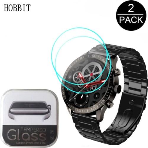 2PCS For SENBONO 2021 MAX5 1.32 Inch SmartWatch Screen Protector Film 2.5D HD Clear Premium Tempered Glass 9H Anti-Scratch Glass