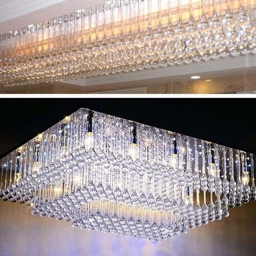 50Pcs Curtain Hanging Decor Wedding Marriage Acrylic Crystal Beads String Drop Pendant Garland Chandelier Curtain Interior Decor