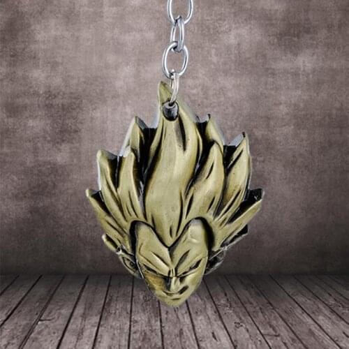 Anime Dragons-Balll Goku Keychain Pendant Cute Action Figures Character Mask Head Keyring Car Backpack Key Chain