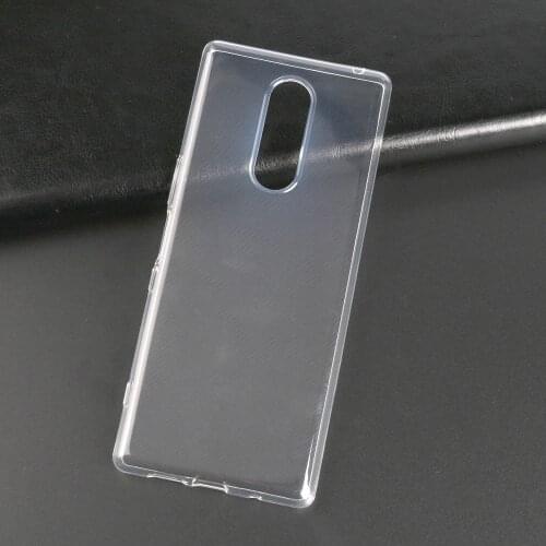 Sony Xperia 1 Case Soft TPU Matte Pudding Telefon Cover Black Anti-Dust Ultra Slim Protection Phone Capa For Sony XZ4 Coque 6.5"