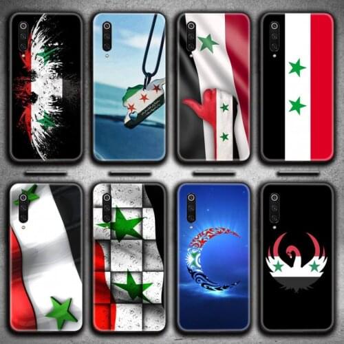 Syria national Flag Phone Case for Xiaomi Mi Note 10 Lite Mi 9T Pro xiaomi 10 10 CC9 Pro