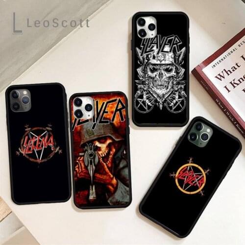 Slayer Rock Band Phone Case for iPhone 11 12 mini pro XS MAX 8 7 6 6S Plus X 5S SE 2020 XR
