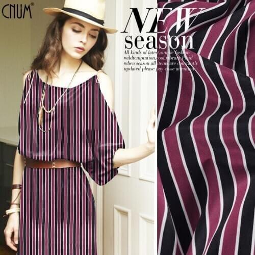 CNUM SCD069 Silk CDC/ Stripes,Tricolor/Silk Fabric 93%Silk 7%Spandex Elastic/Width1.20yd Thickness16mm