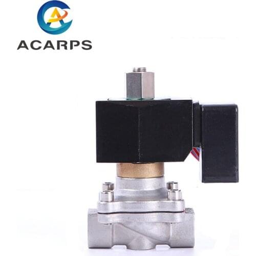 3/8" Energy Saving Normally Open Stainless Steel Solenoid Valve Switch Valve Water Valve 24 Hours Energize Not Fever