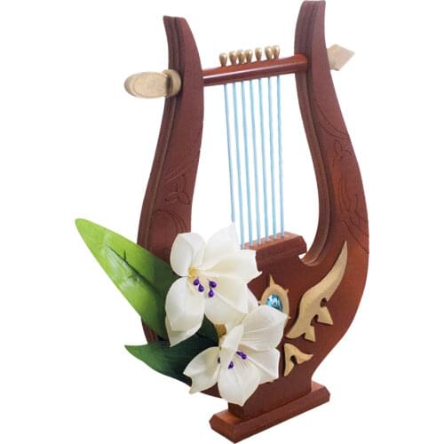 Genshin Impact Venti Cosplay Anime Cosplay Props weapon harp west wind hunting bow