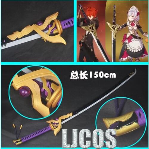 Game Genshin Impact Noelle Diluc Katsuragikiri Nagamasa Claymore Sword Weapon for Game Party Costume Prop Cosplay Accessories