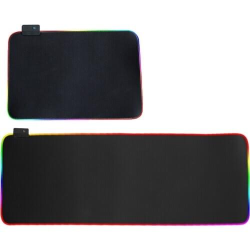Large Size 800*300 Gaming Mouse Pad RGB Glowing Creative LED Extended Illuminated Mat Cool Waterproof Mousepad For Laptop PC