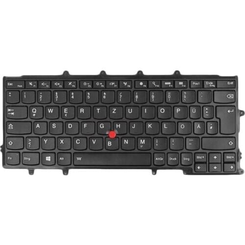 Laptop Keyboard German Layout for Lenovo ThinkPad X240s X260 Laptop Replacement Keyboards Black
