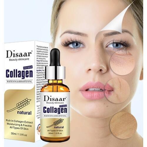 Disaar Collagen Face Serum Anti-Aging Wrinkle Brighten Skin Colour Essence Lift Firming Whitening Moisturizing Repair Skin Care