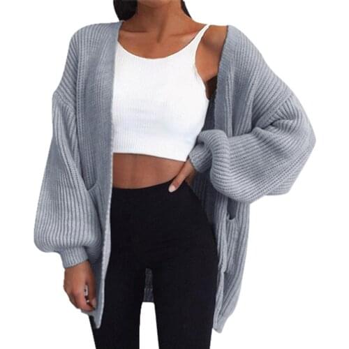Korean Novel Women Casual Long Modal Hooded Cardigan Sweater Soft Comfortable Thick Knit Solid Free Size Loose Cardigan Coat