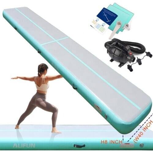 Factory Price Inflatable Gym Mat For Gymnastics Training Mat 5*1*0.2M Airtrack For Cheerleading Home Use Air Floor Mattress