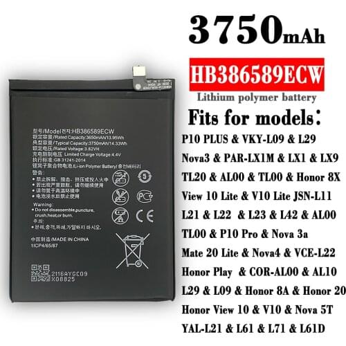 Аккумуляторы для телефонов Huawei Honor 10 LONGHEHUI China At AliExpress