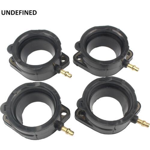 UNDEFINED For Kawasaki Ninja ZX1100C ZX1100D ZX1200C ZZR1200 Rubber Motorcycle Carburetor Intake Manifold Joint Boot Sets Moto