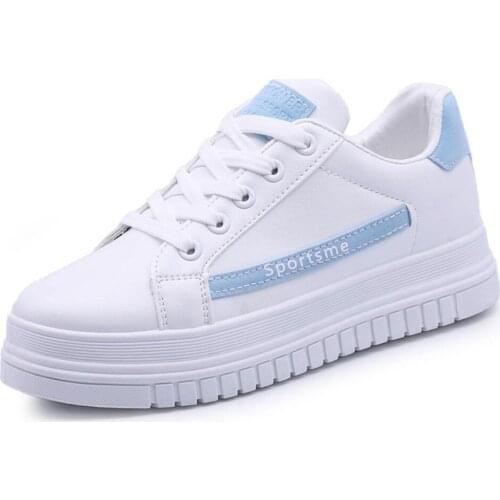 GANGGE New Women Sneaker White Shoe Designer Vulcanize for Girl Casual Footwear Flat Female Platform