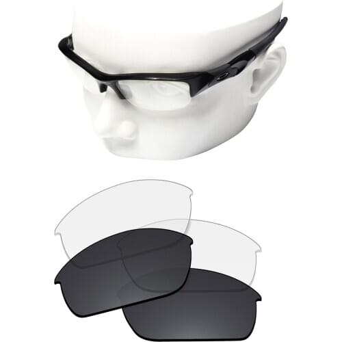 OOWLIT Anti-Foggy Scratch Polycarbonate Polarized Lens for-Oakley Flak Jacket Sunglasses
