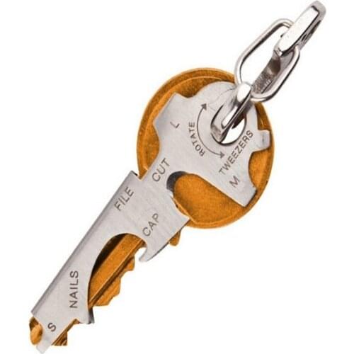 8 in 1 Bottle Opener Keychain Gadget Multi-function Key Clip