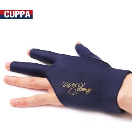 CUPPA Fingerless Glove Professional Billiard Accessories 2 Colors for Carom Pool Left Handed Players