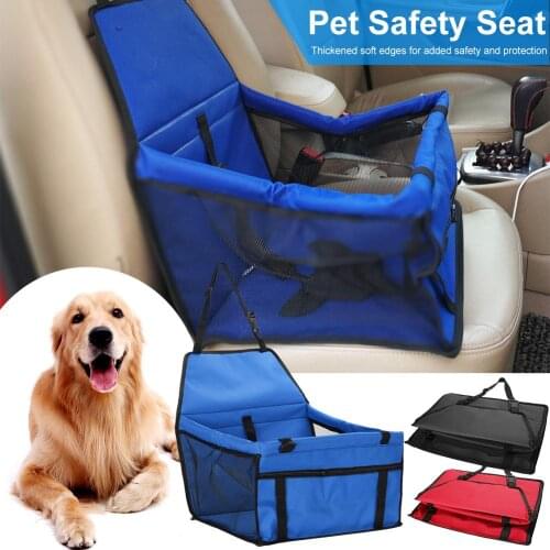 Pet Dog Seat Cushion Carrier Car Seat Pad Safe Carry House Cat Puppy Bag Car Travel Accessories