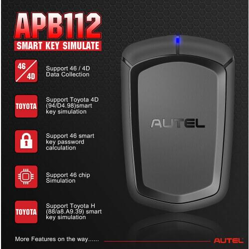 Autel APB112 Smart Key Simulate 46/4D Emulator Car Chip Decoding for IM608 IM508