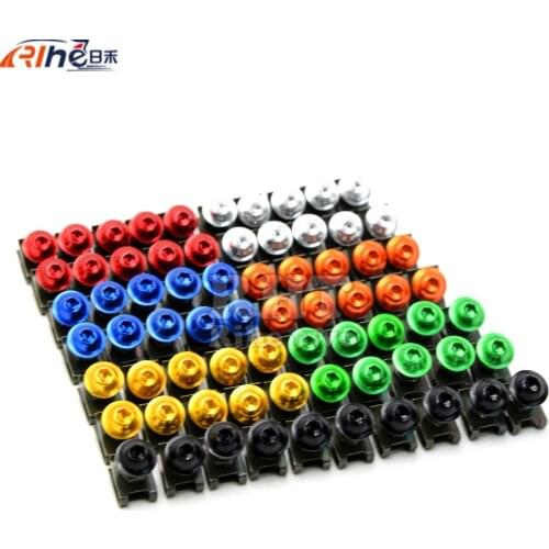 10 pcs 6mm Motorcycle Fairing Body Screws For Honda CR 250 f4i VFR800 CBR1100XX Suzuki Bandit 600 GSR 750 Yamaha TMAX 530 T MAX