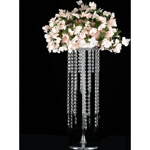 12pcs)70cm Tall)Elegant new Wedding Crystal centerpiece Flower Stand for wedding table decoration yudao1328