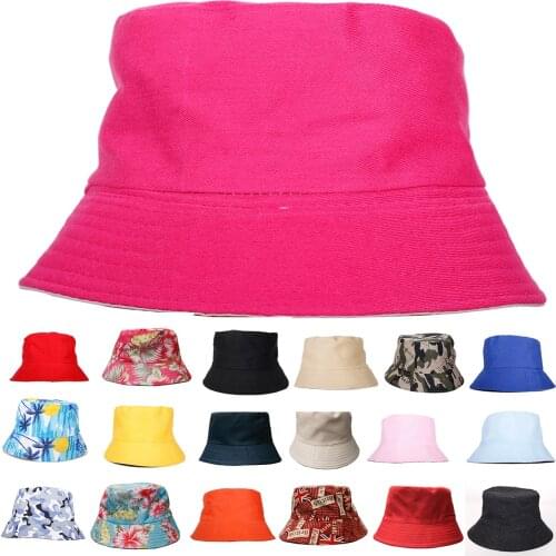 2021 Male and Female Fisherman Hats Wear Outdoor Sun Visor on Both Sides Bucket Hat Basin Hat Panama Hat Sun Hat Fishing Hat