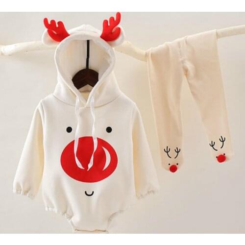 2020 New Cute BABY Newborn Baby Princess Girl Clothes Set Long Sleeve Hoddies Romper +headband Clothes Autumn Winter Wear 0-18m