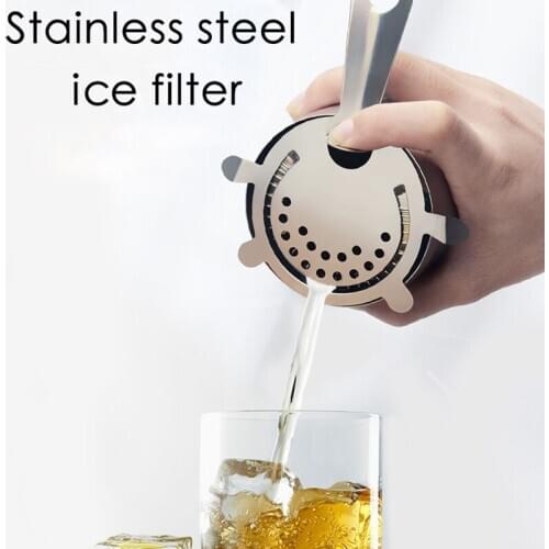 4-Prong Bar Strainer Stainless Steel Cocktail Strainer Bar Accessories for Bartenders and Mixologists