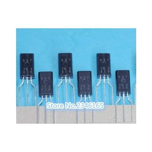 50pcs 2SD667AC + 2SB647AC TO-92L 2SD667 2SB647 D667AC B647AC D667 B647
