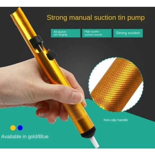 Aluminum Metal Desoldering Pump Suction Tin Gun Soldering Sucker Pen Removal Vacuum Soldering Iron Desolder Hand Welding Tools