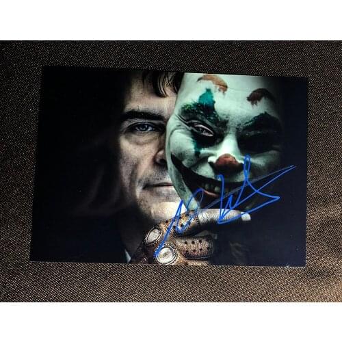 Hand signed The Joker Joaquin Phoenix autographed photo 5*7 autograph in ink 1119M11
