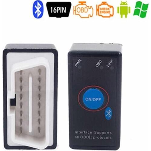 FUXUAN Super Mini ELM327 OBDII OBD2 Bluetooth Car Diagnostic Wireless Scanner Tool Car Accessories