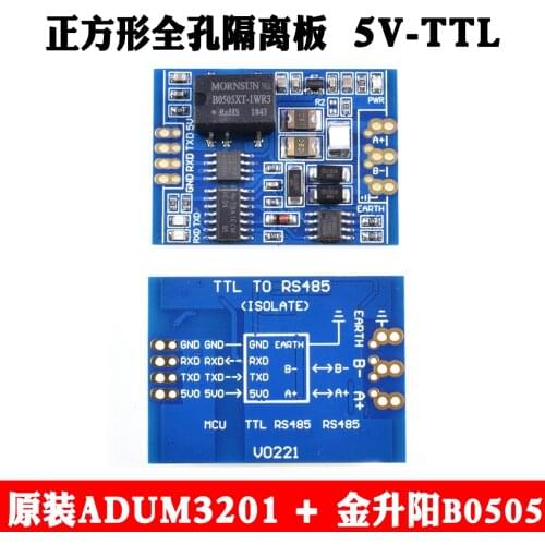 TTL to RS485 Isolation Module 485 to TTL with Isolation 485 Isolation Communication Module RS485 Module
