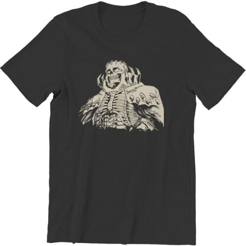 Westcreek Berserk Skull Knight Fashion Games Black Punk Groot Summer New Unisex Tshirts 106758