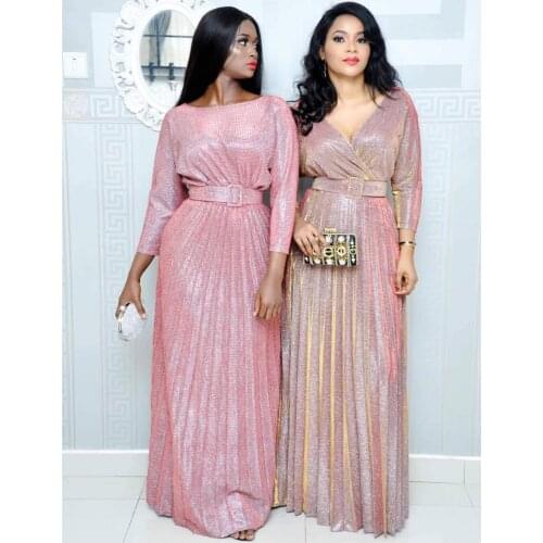 Fashion Magic filament bronzing powder muslim robes syari abaya female full length shirt collar islamic muslim robes abaya F2045