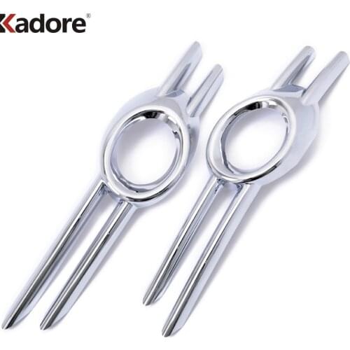 For Volkswagen PASSAT CC 2009 2010 2011 2012 ABS Chrome Front Fog Light Cover Trim Lamps Hood Car Styling Auto Accessories