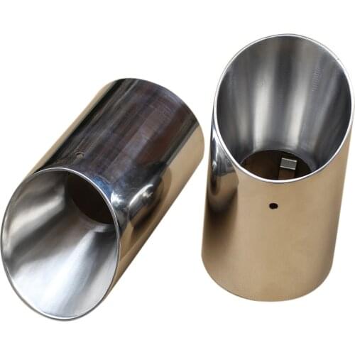 Car Rear Tail Muffler Exhaust End Tips Tailpipe Cover Fit For Mazda 6 CX5 GJ 2014 2015 2016 2017 Stainless Steel Accessories