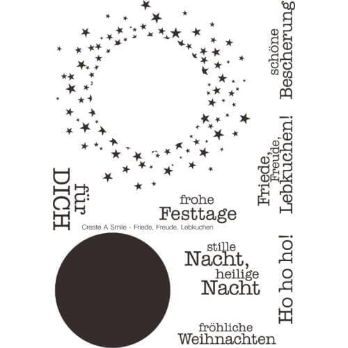 German Clear Stamps Scrapbook Paper Craft Clear stamp scrapbooking X0041