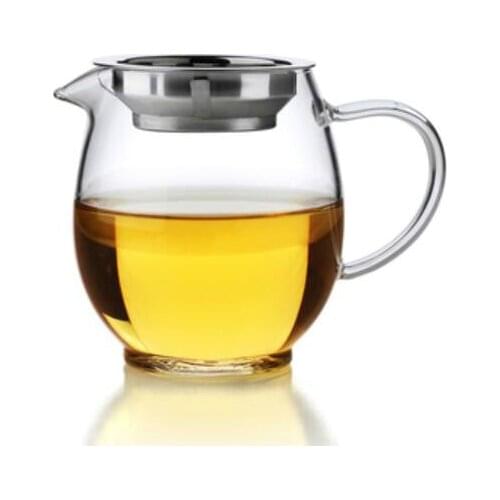 Penguin 650ml Heat-resistant Glass Fair Mug Serving Cup Pitcher pot Tea filter Gift teaset Kungfu teaware Strainer