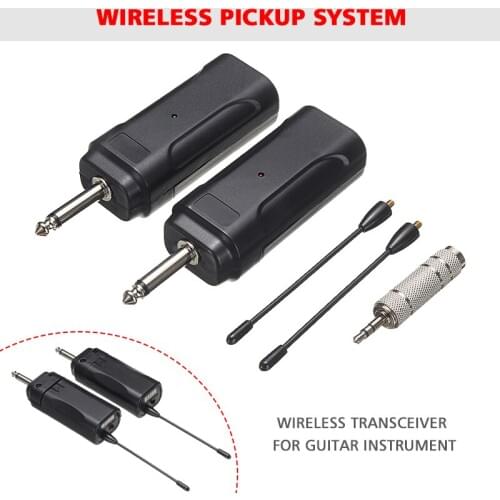 Portable Wireless Audio Transmitter Receiver High Quality 6.35mm To 3.5mm Adapter Receivers For Electric Guitar/Violin/Bass