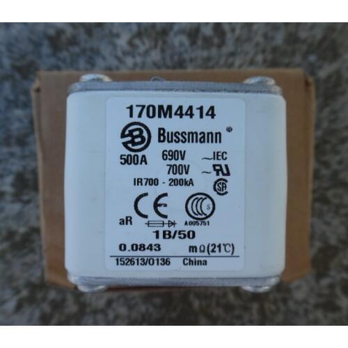 Fuses: 170M4415 550A 690V / 170M4515 550A / 170M4416 630A / 170M4516 630A 690V aR