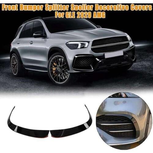 Car Front Bumper Splitter Spoilers Canard Air Knife Surround Trim for Mercedes-Benz GLE 2020 AMG